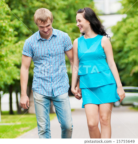 Portrait of a beautiful young happy couple Portrait of a beautiful young happy couple 15755649