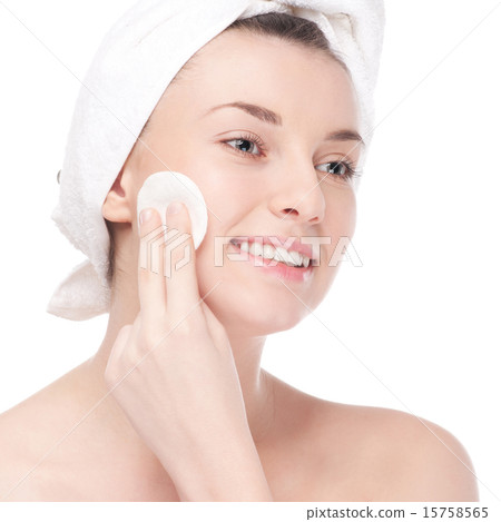 Young woman with perfect health skin of face Young woman with perfect health skin of face 15758565
