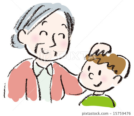 Grandma Grandson Stock Vector (Royalty Free) 169692776