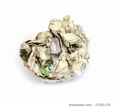 Newspaper ball. Newspaper ball. 15761170