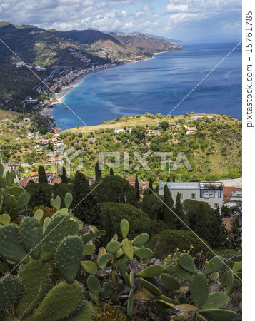 Sicily, view from Taormina 15761785