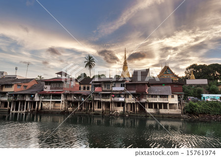 temple beside the river at Chanthaburi Thailand temple beside the river at Chanthaburi Thailand 15761974