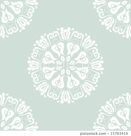 Seamless Orient Vector Background 15763419