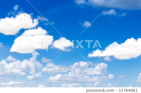blue sky background with clouds in summer. 15764061