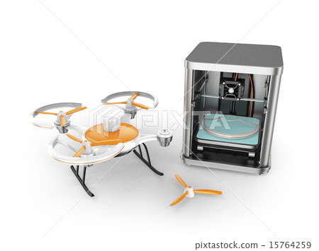 使用3D打印機打印無人機零件 使用3D打印機打印無人機零件 15764259
