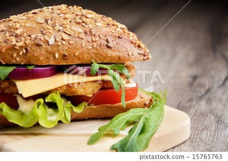Homemade tasty sandwich Homemade tasty sandwich 15765763