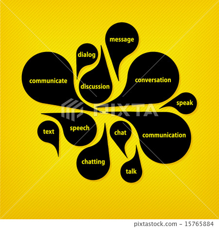 communication bubbles 15765884