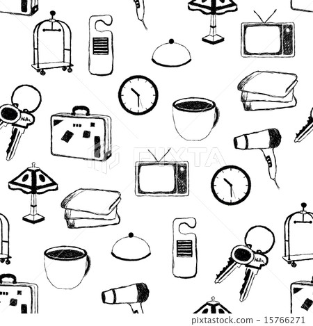 doodle hotel pictures pattern doodle hotel pictures pattern 15766271