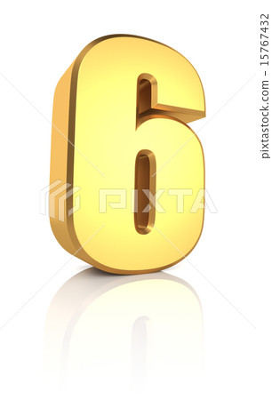 3d Number 6 15767432