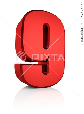 3d Number 9 3d Number 9 15767527