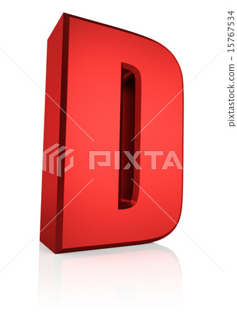 3d Letter D 15767534
