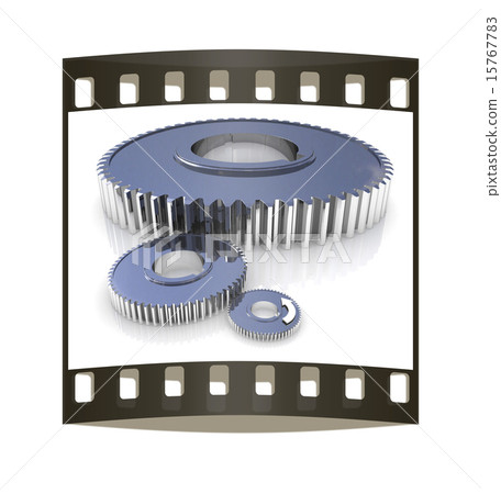 Gear set. Concept is the main link. The film strip Gear set. Concept is the main link. The film strip 15767783