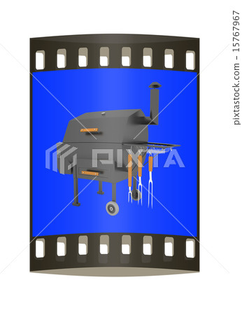 oven barbecue grill. The film strip oven barbecue grill. The film strip 15767967