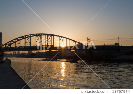 安城河的日出 安城河的日出 15767974