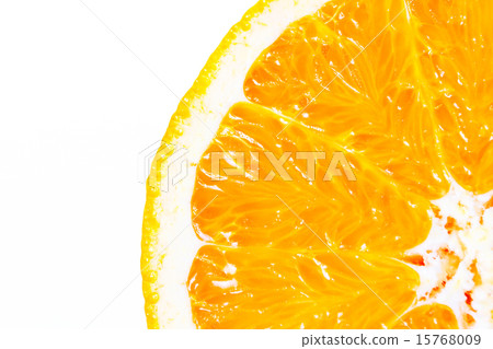 Close-up of orange section Close-up of orange section 15768009
