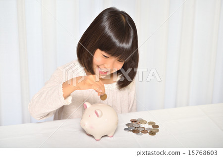 A girl saving money 15768603