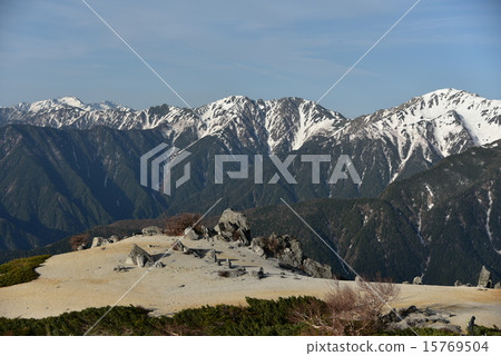 Mt. Shiramine seen from the Phoenix Mountain Mt. Shiramine seen from the Phoenix Mountain 15769504