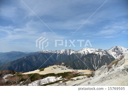 從鳳凰山看到的Shiramine山 15769505
