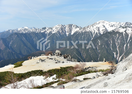 從鳳凰山看到的Shiramine山 15769506