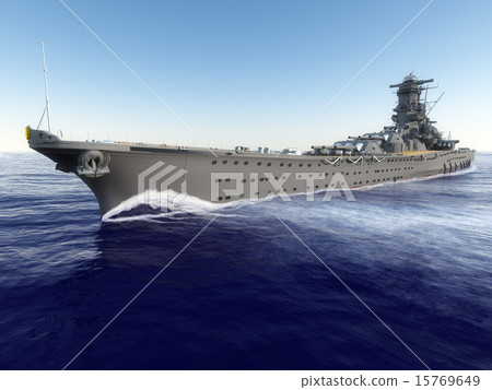 Super classic battleship Yamato 15769649