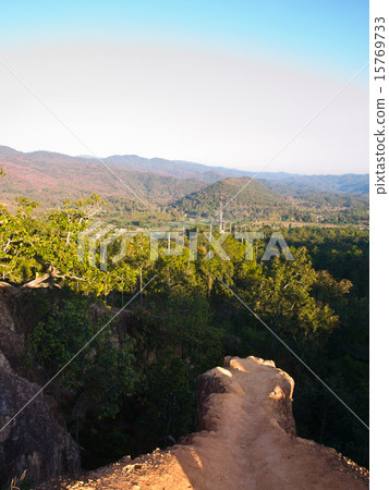 Cliff valley in Pai Canyon in Maehongson, Thailand 15769733