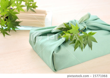 Somen noodle and blue maple Somen noodle and blue maple 15771068