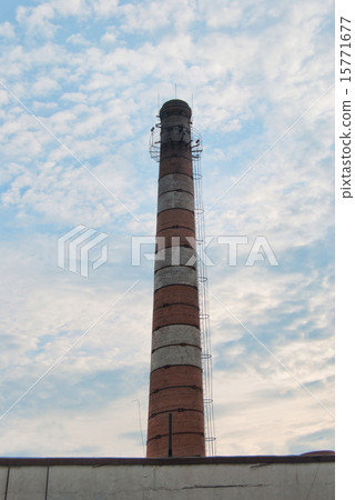 Old Brick Chimney 15771677