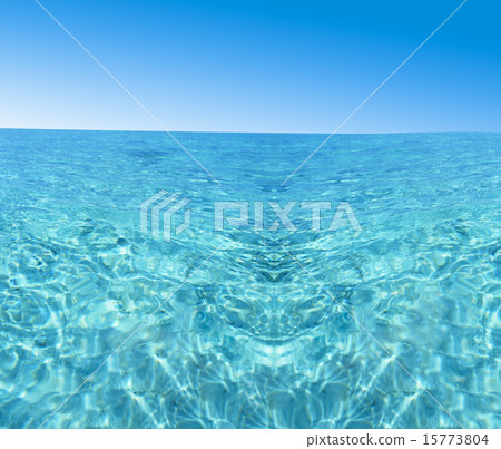 beautiful blue sea water 15773804