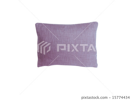 purple pillow isolated on white 15774434