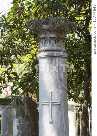 capital of marble and stone pillars of ancient Con capital of marble and stone pillars of ancient Con 15774649
