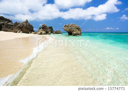 Beach in Okinawa · Comma Island Beach in Okinawa · Comma Island 15774771