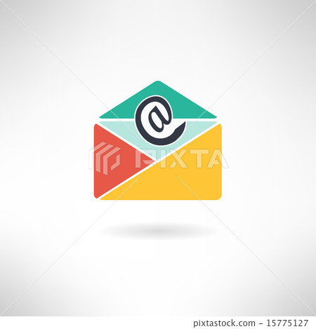 Internet mail in modern flat design. Vector Internet mail in modern flat design. Vector 15775127