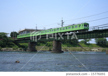 Uji River and Nara Line 103 series 15776891