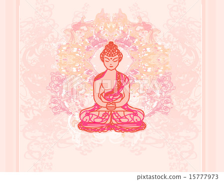 Chinese Traditional Artistic Buddhism Pattern 15777973