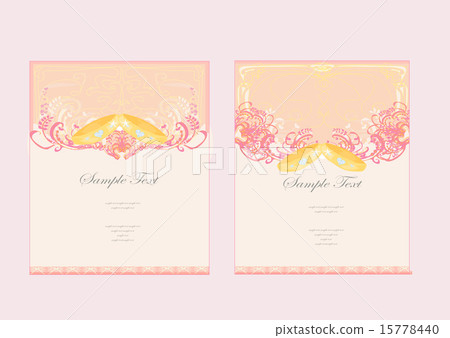 wedding Invitation card with rings set wedding Invitation card with rings set 15778440