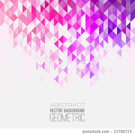 Abstract color triangles poster. Abstract color triangles poster. 15780725