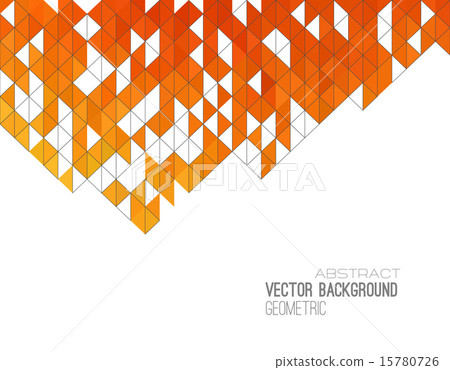 Abstract color triangles poster. Abstract color triangles poster. 15780726