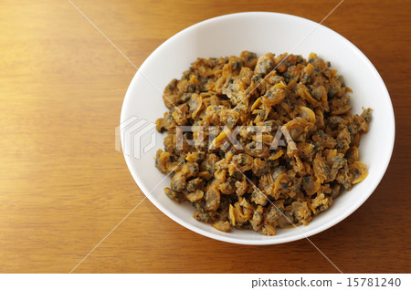 一個古板的蛤蜊背景Gradet的鮮美蛤蜊 15781240