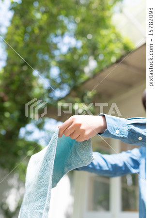 Laundry drying Laundry drying 15782093
