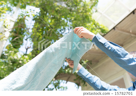 Laundry drying Laundry drying 15782701