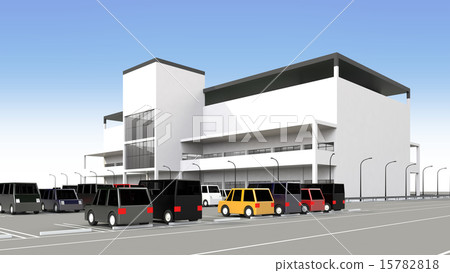 購物中心設有大型停車場 15782818