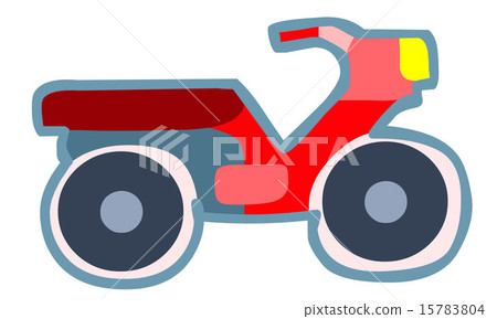 colorful motorcycle toy vector 15783804