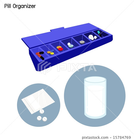 Pill Organizer for Each Day of The Week 15784769