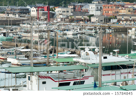 Fishing village landscape 15784845