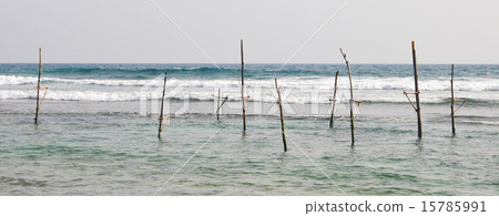 Beach in Hikkaduwa, Sri Lanka Beach in Hikkaduwa, Sri Lanka 15785991