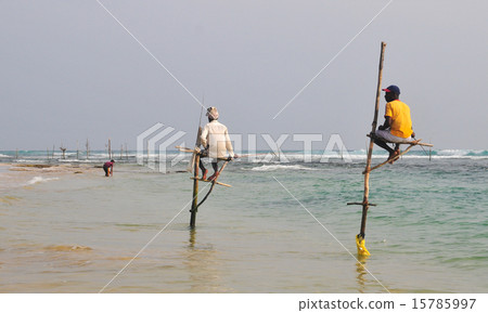 Stilt Fishermen of Sri Lanka Stilt Fishermen of Sri Lanka 15785997