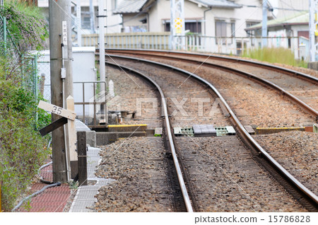 Gradient mark of railroad 15786828