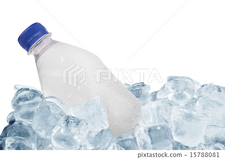 bottle in ice 15788081