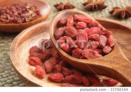 藥物中國食物食物wolfberries果子八角胡椒 藥物中國食物食物wolfberries果子八角胡椒 15788169