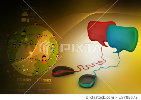 Online communication concept 15788572
